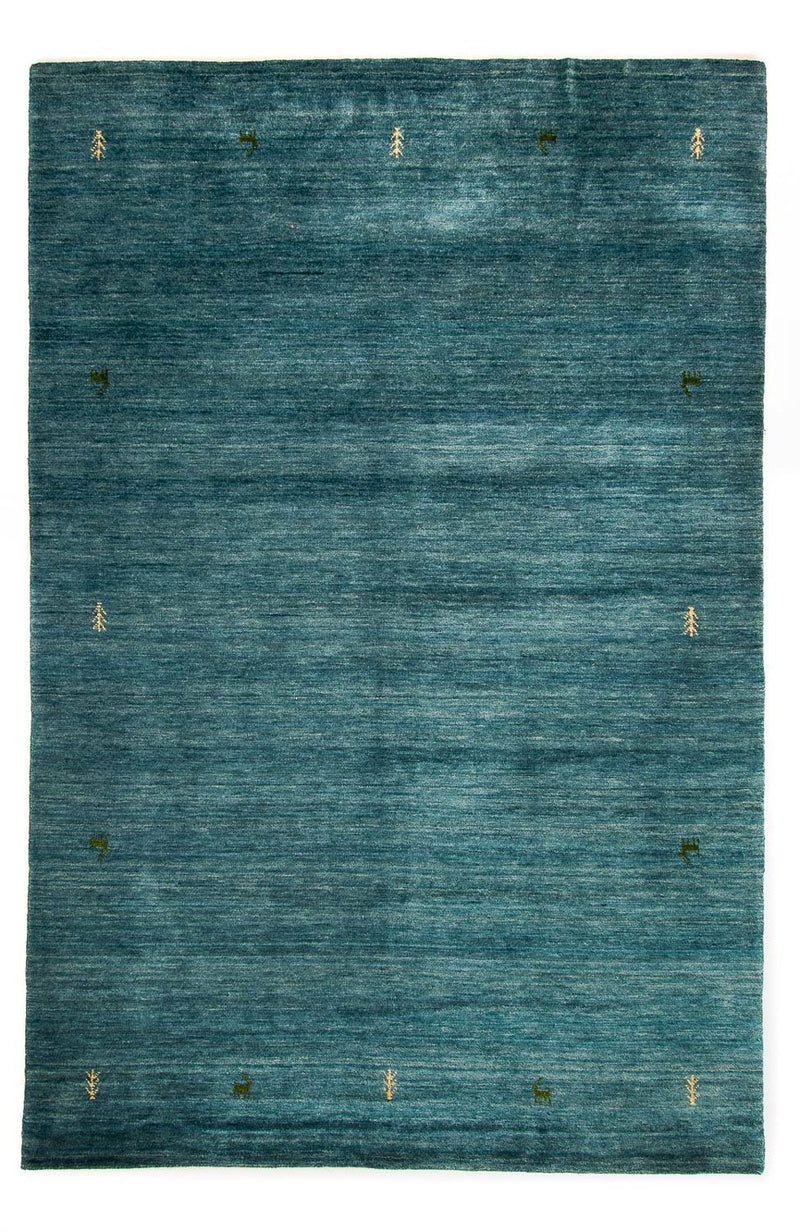 Alfombra Gabbeh - Indus - 300 x 200 cm - azul