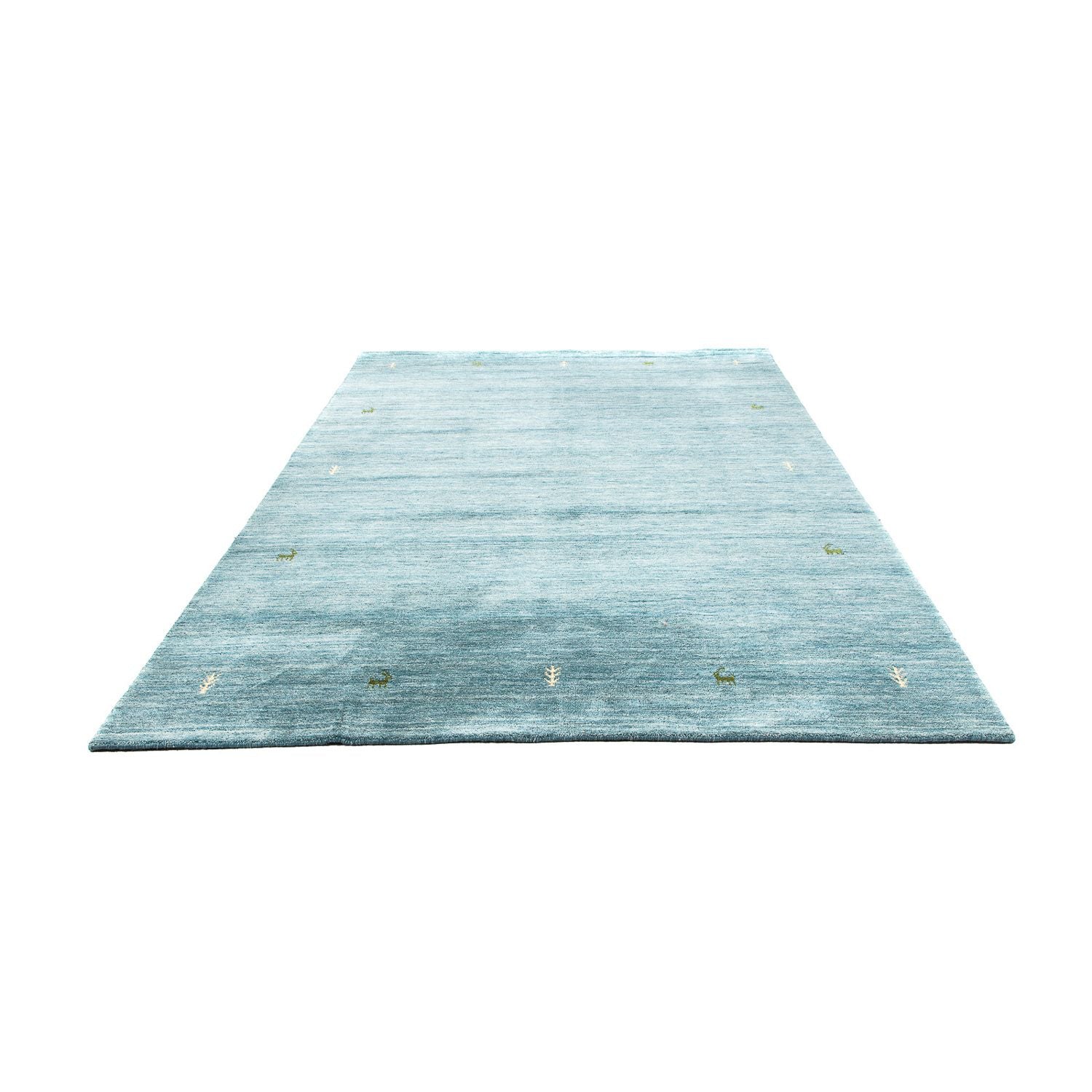 Alfombra Gabbeh - Indus - 300 x 200 cm - azul