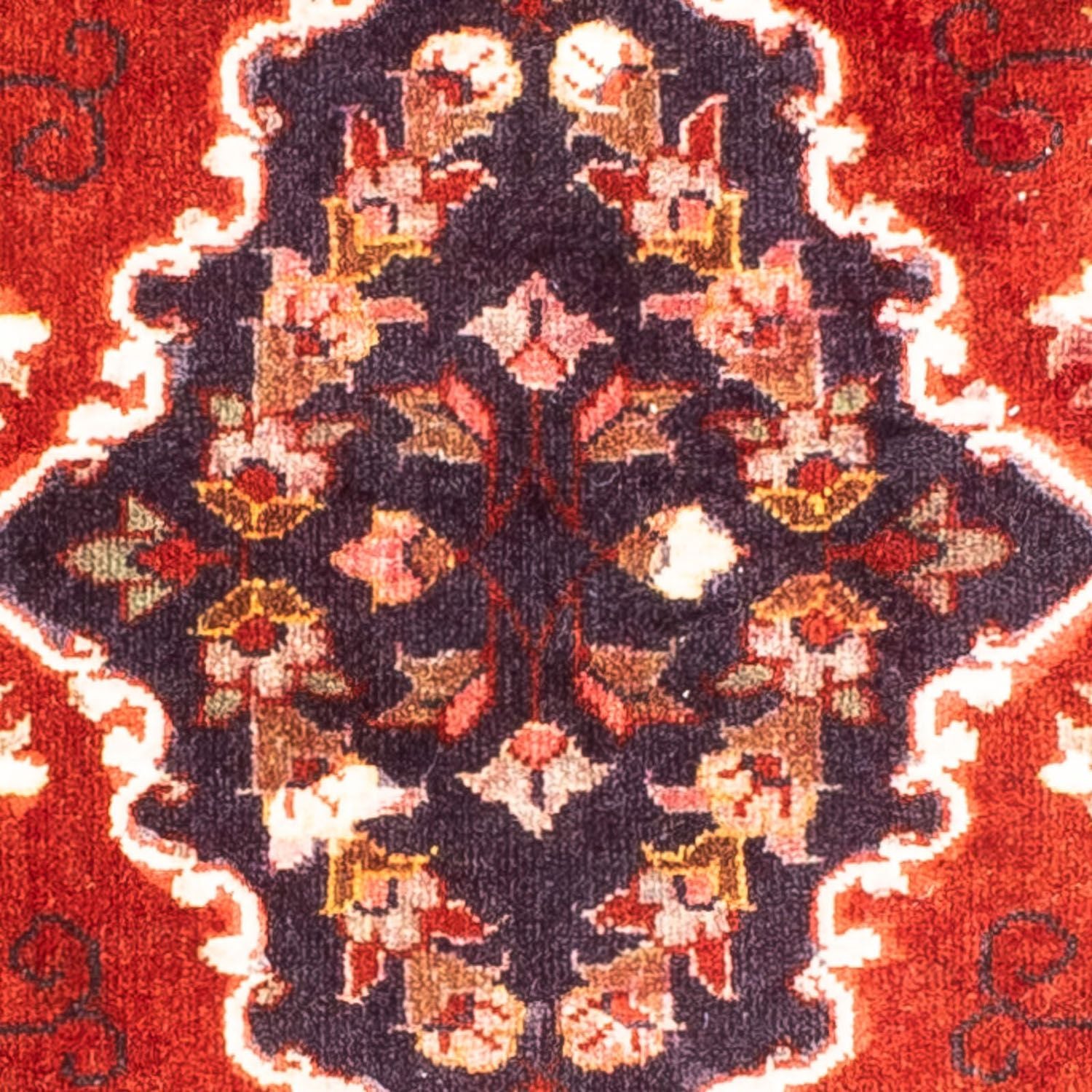 Alfombra persa - Keshan cuadrado  - 97 x 77 cm - rojo