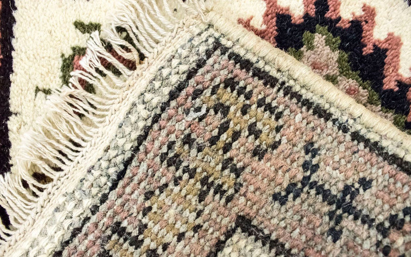 Alfombra oriental - 140 x 70 cm - beige