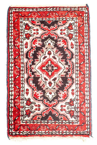 Alfombra persa - Nómada - 79 x 43 cm - rojo