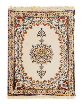 Alfombra persa - Nain - 78 x 60 cm - beige