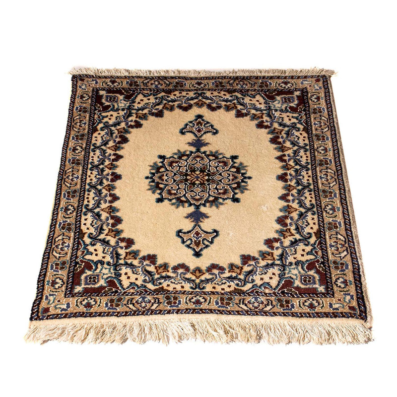 Alfombra persa - Nain - 78 x 60 cm - beige