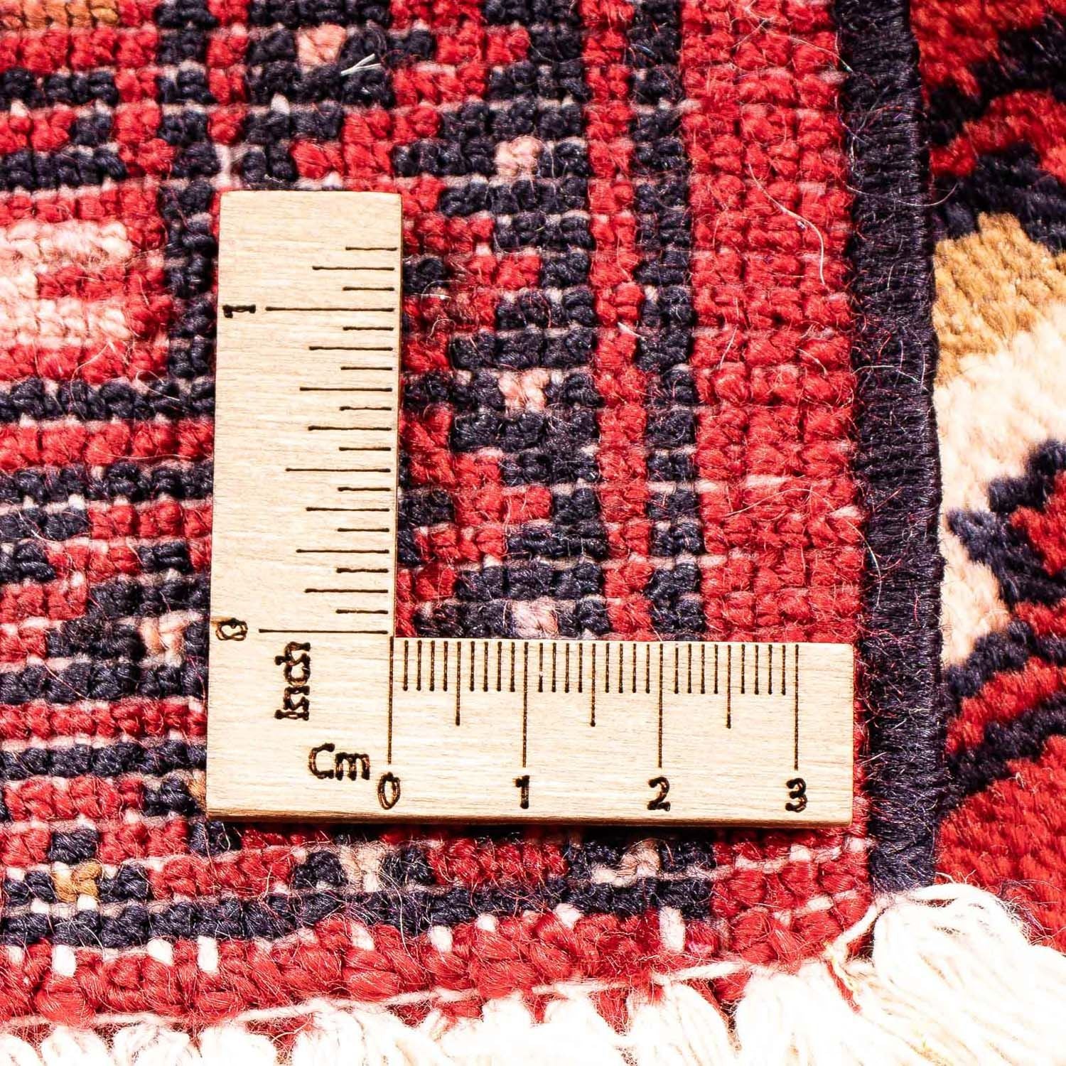 Alfombra Turkaman - 88 x 67 cm - rojo oscuro