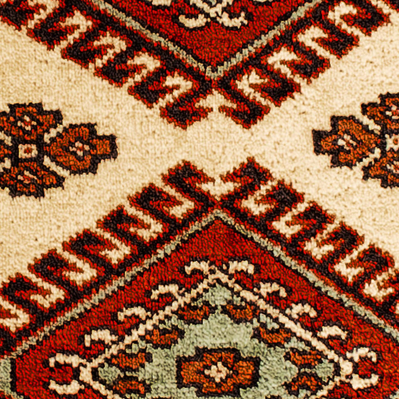 Alfombra Turkaman - 94 x 67 cm - beige