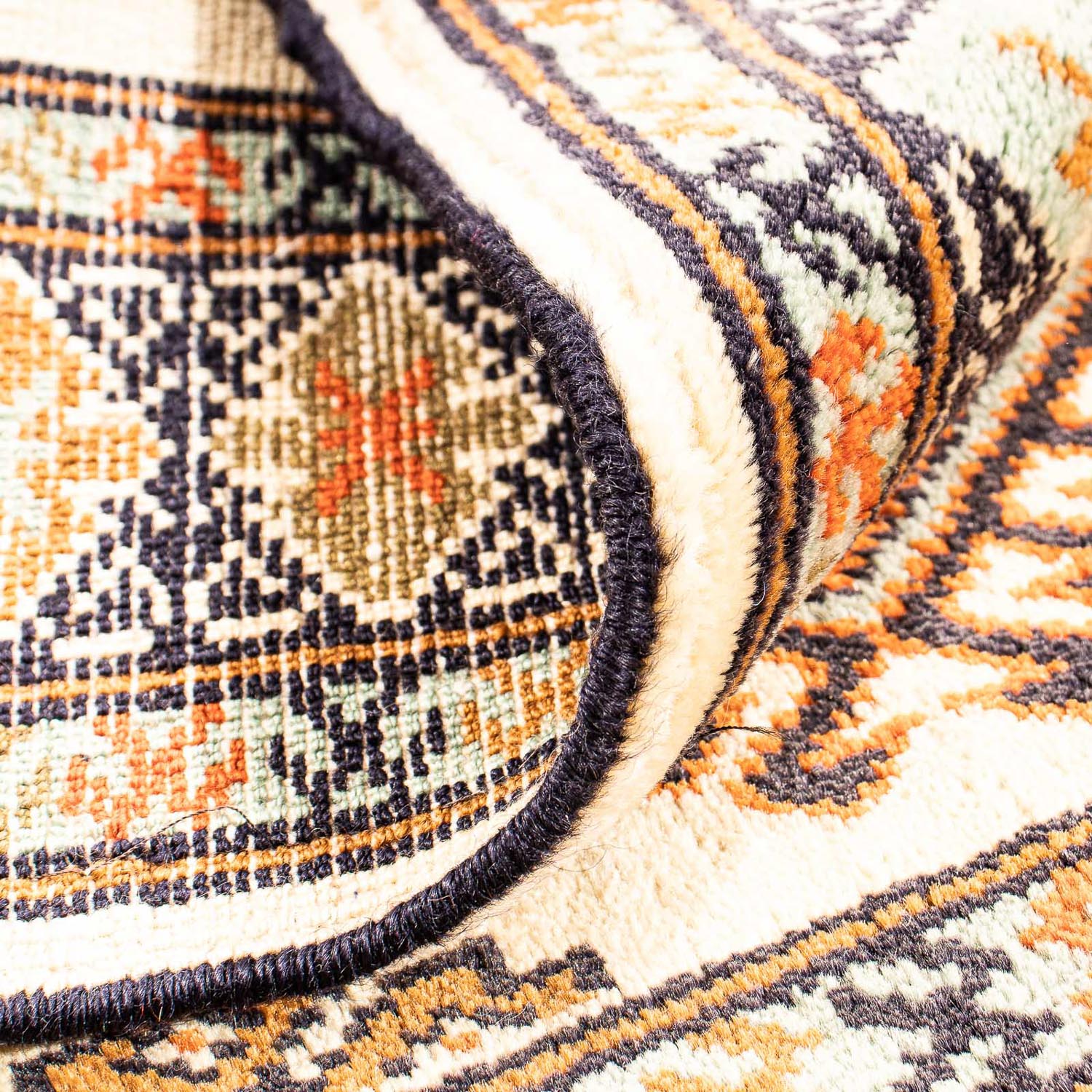 Alfombra Turkaman - 94 x 67 cm - beige