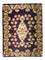 Alfombra persa - Keshan - 93 x 72 cm - azul oscuro