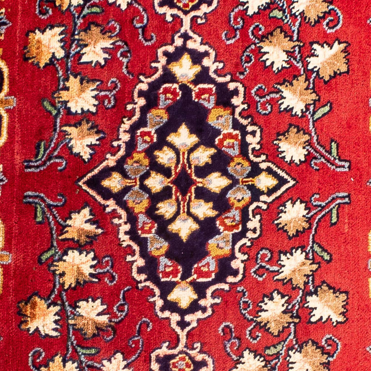 Alfombra persa - Keshan - 88 x 62 cm - rojo oscuro