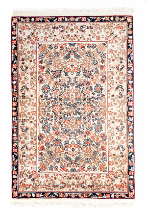 Alfombra china - 93 x 63 cm - beige
