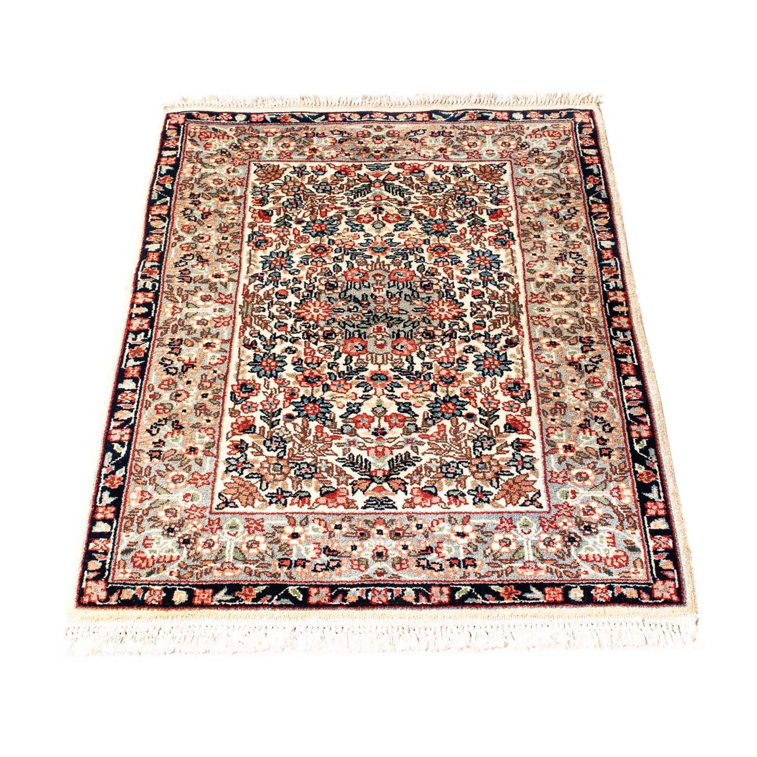 Alfombra china - 93 x 63 cm - beige