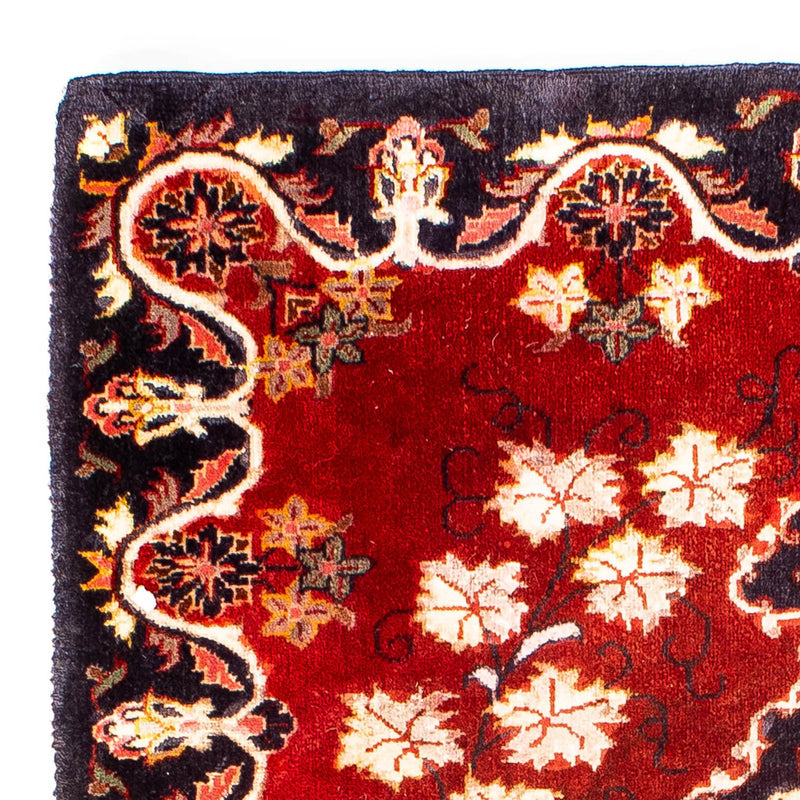Alfombra persa - Keshan cuadrado  - 97 x 77 cm - rojo oscuro
