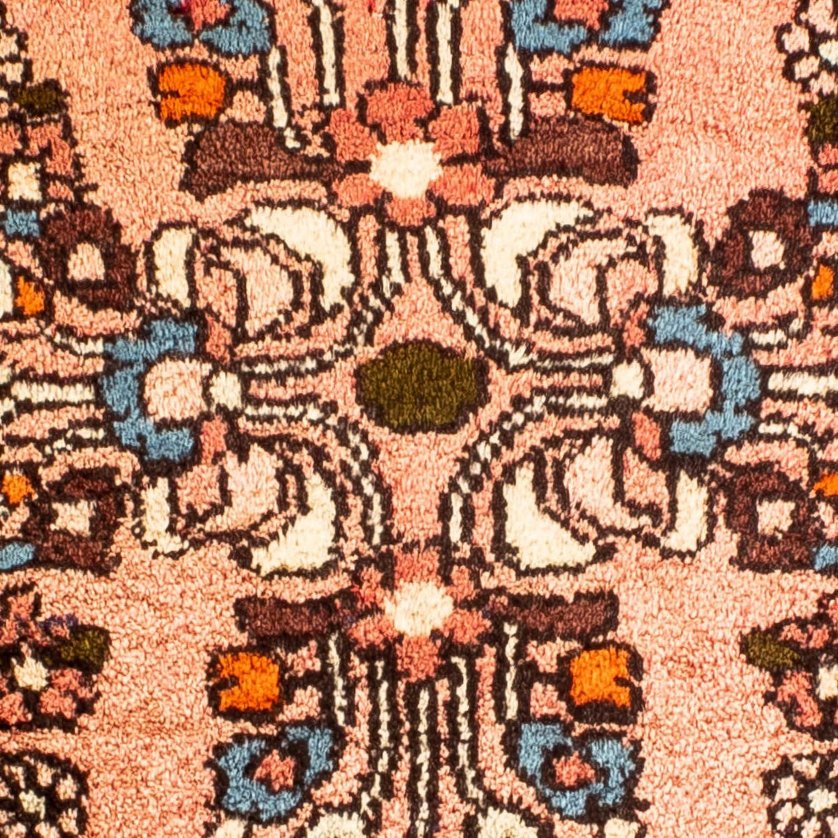 Alfombra persa - Clásica - 63 x 54 cm - rojo claro