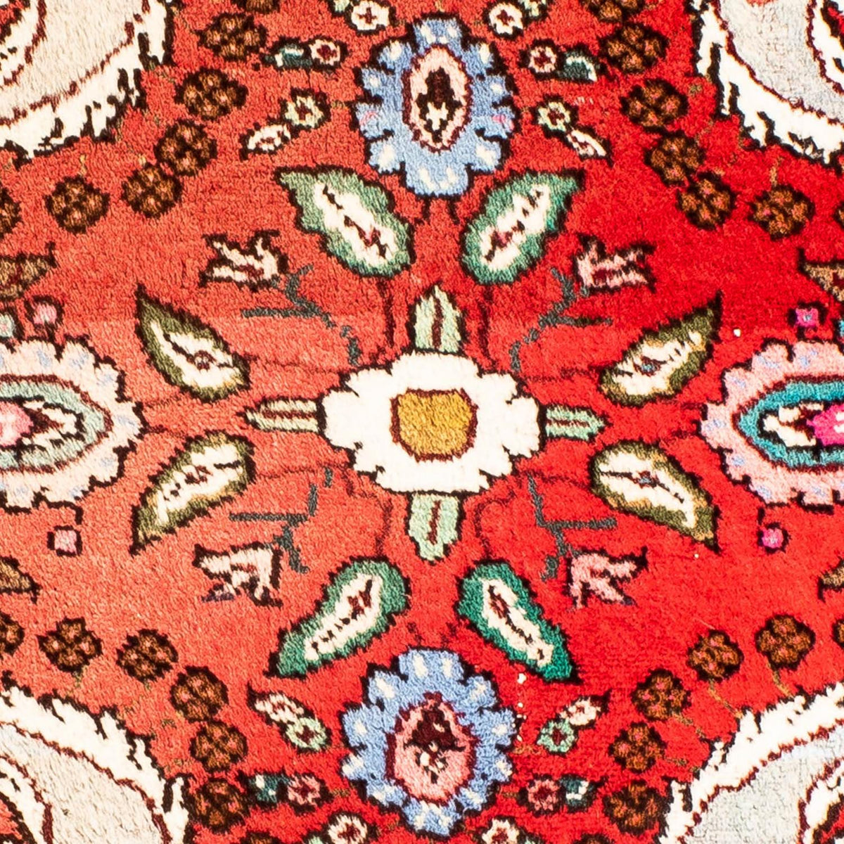 Alfombra persa - Clásica cuadrado  - 81 x 75 cm - rojo
