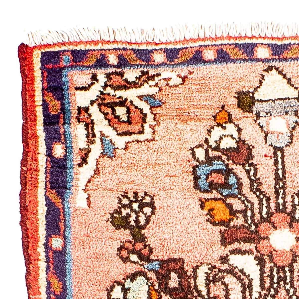 Alfombra persa - Clásica - 66 x 54 cm - rojo claro