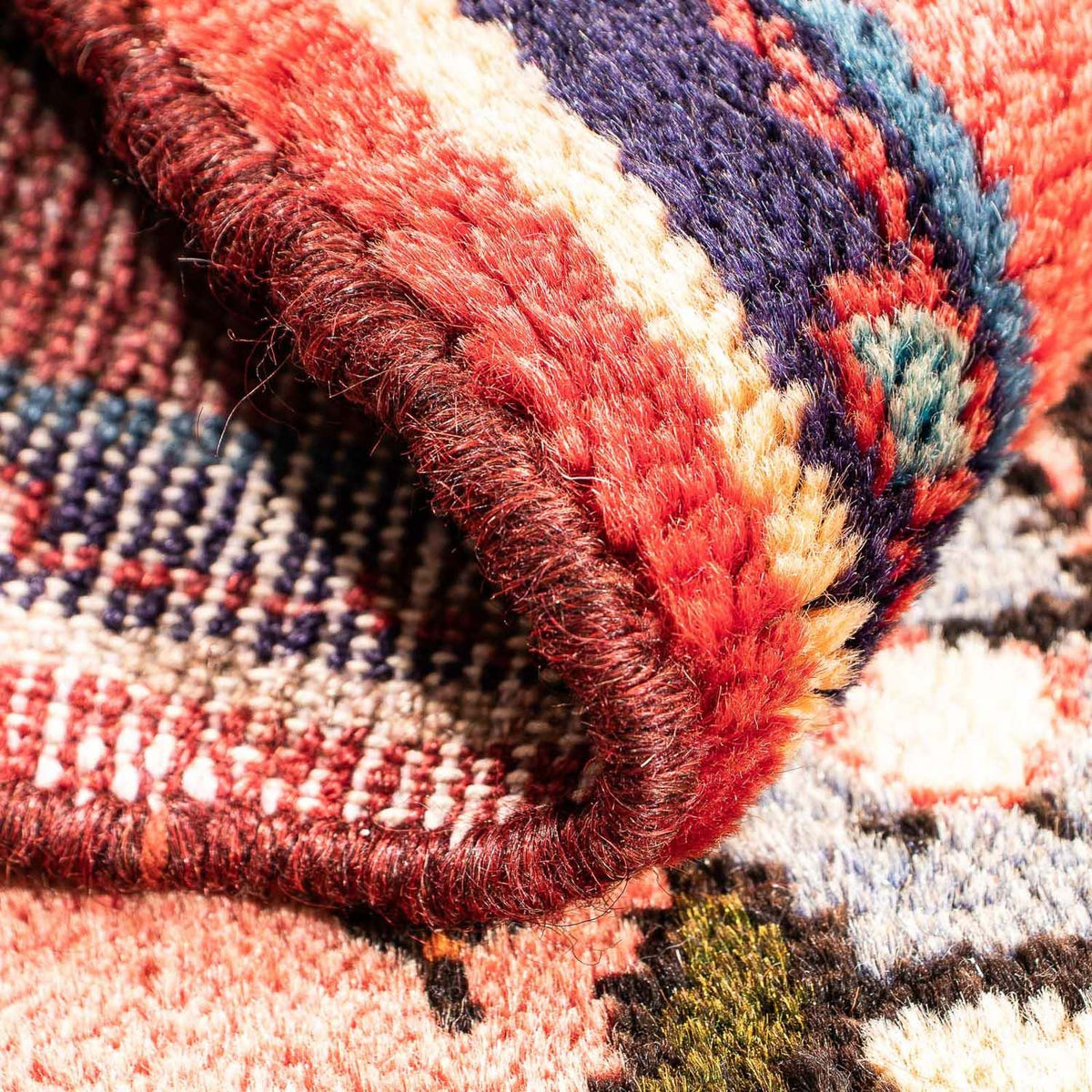 Alfombra persa - Clásica - 66 x 54 cm - rojo claro