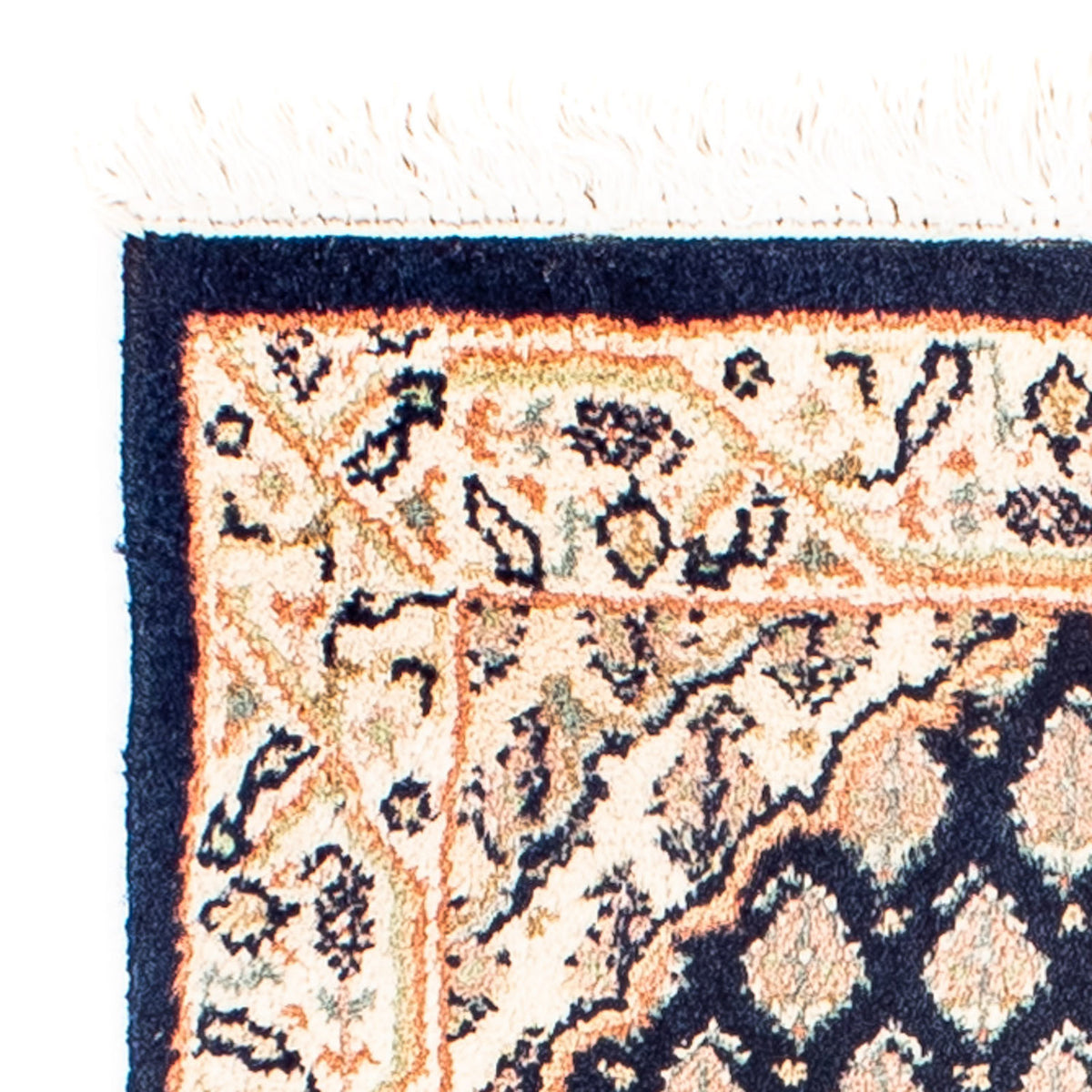 Alfombra oriental - Mir - Indus - 54 x 40 cm - azul oscuro