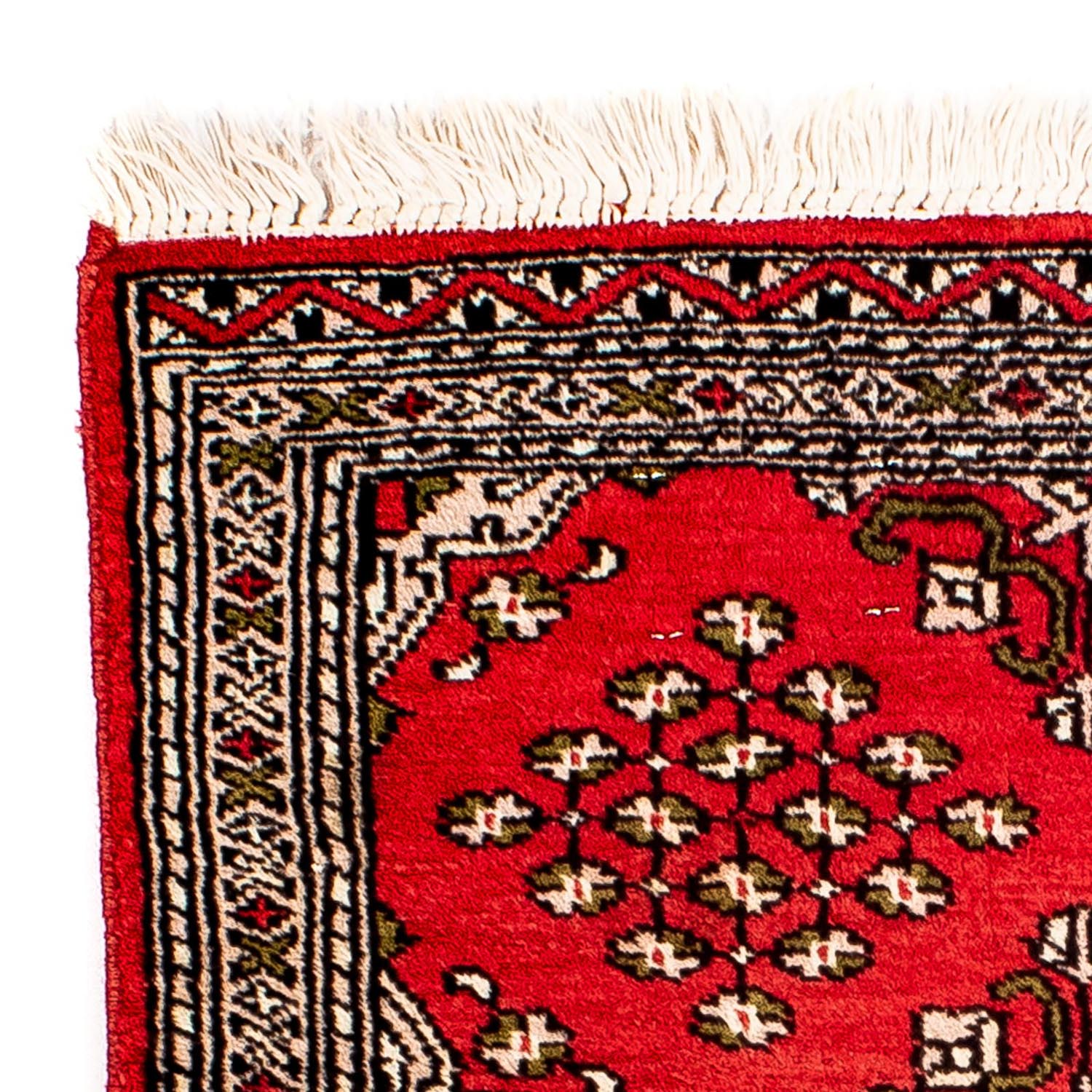 Alfombra Pakistani cuadrado  - 63 x 62 cm - rojo