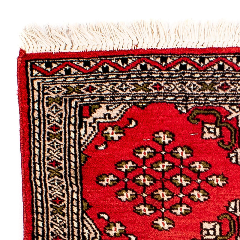 Alfombra Pakistani cuadrado  - 63 x 62 cm - rojo