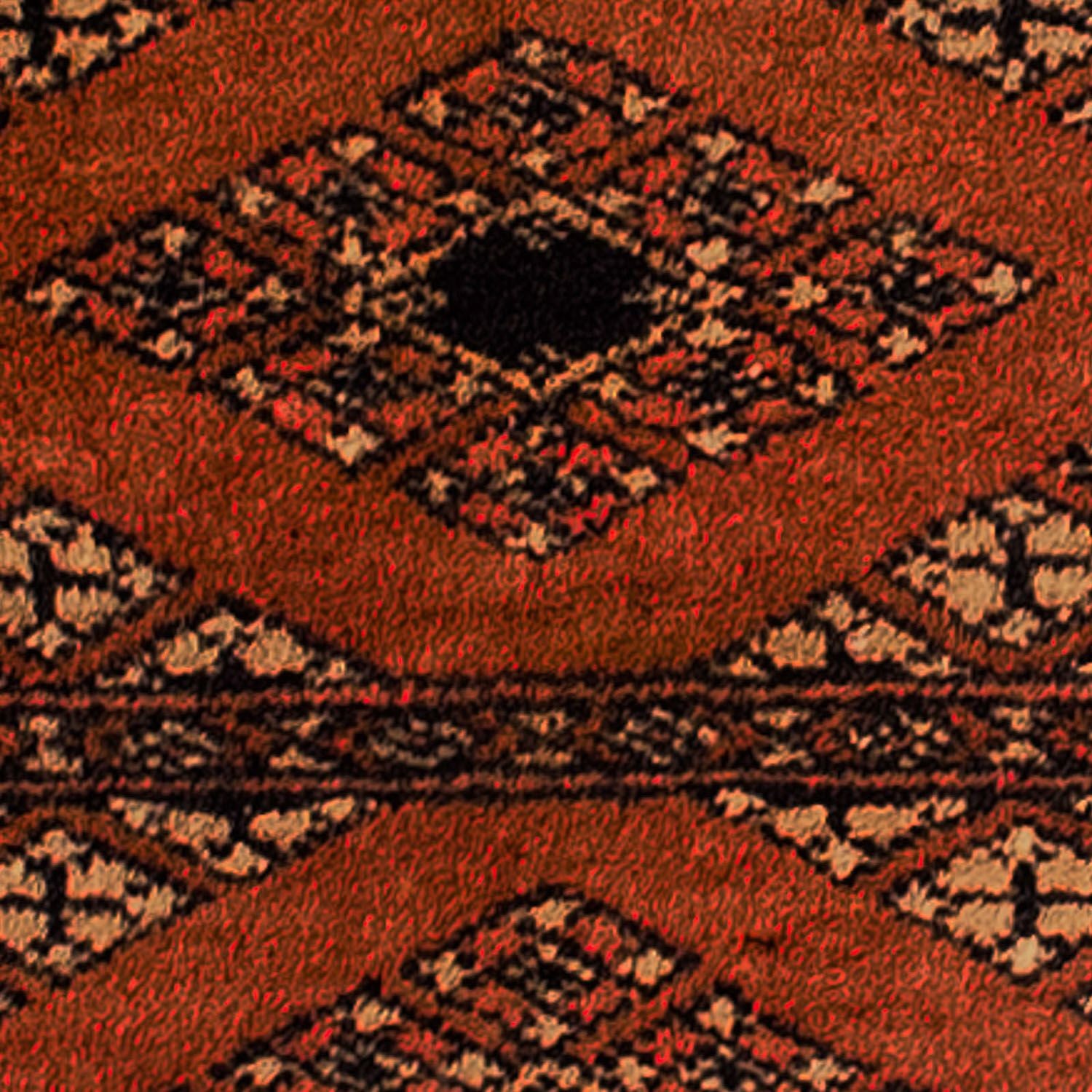 Alfombra Pakistani - 63 x 32 cm - rojo oscuro