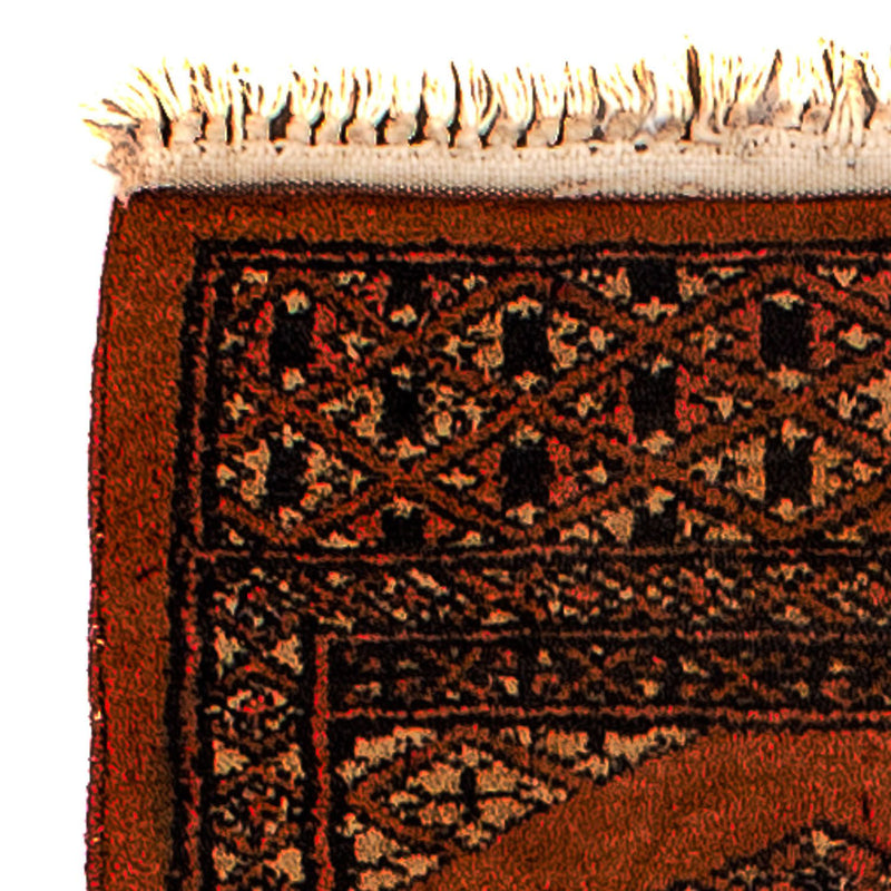 Alfombra Pakistani - 63 x 32 cm - rojo oscuro