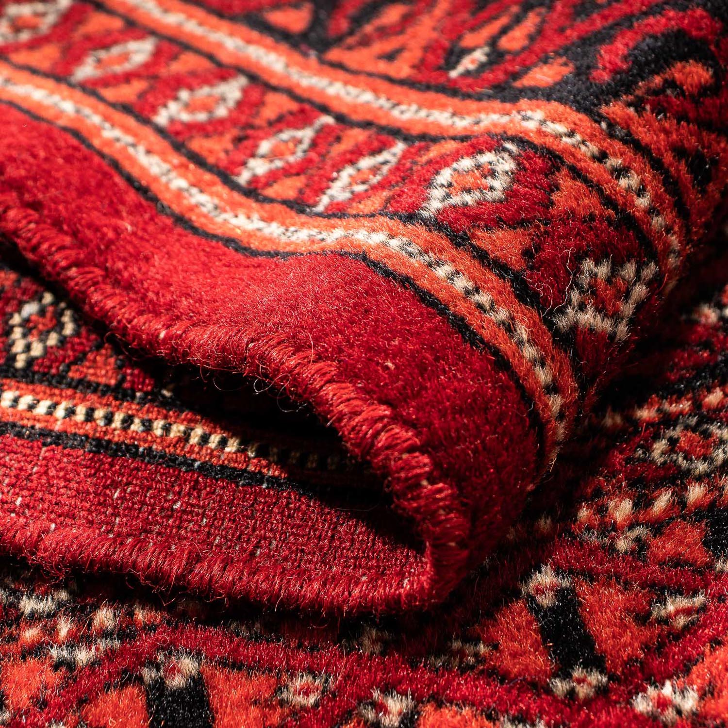 Alfombra Pakistani - 94 x 62 cm - rojo