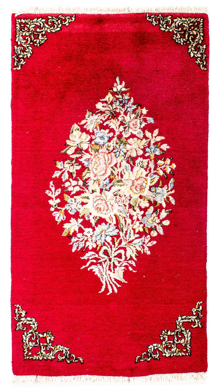 Alfombra persa - Clásica - 118 x 60 cm - rojo