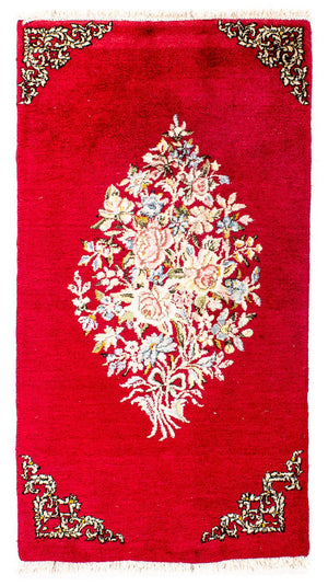 Alfombra persa - Clásica - 118 x 60 cm - rojo