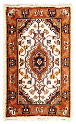 Alfombra oriental - Bidjar - Indus - 90 x 60 cm - beige