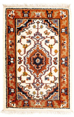 Alfombra oriental - Bidjar - Indus - 91 x 60 cm - beige
