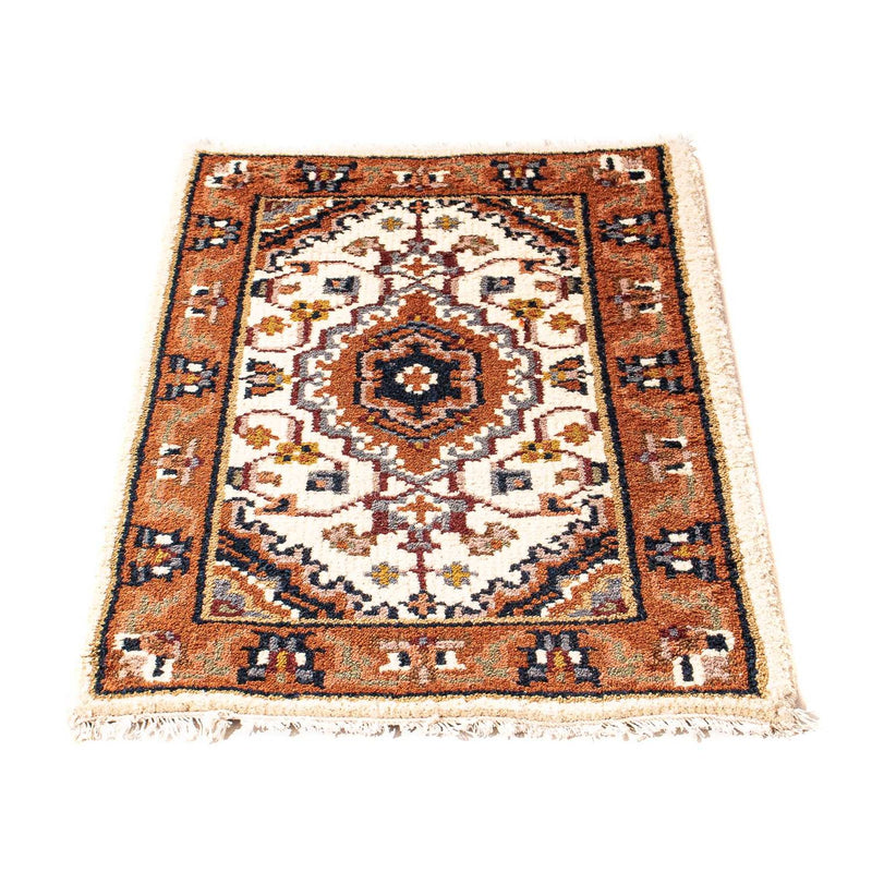 Alfombra oriental - Bidjar - Indus - 91 x 60 cm - beige