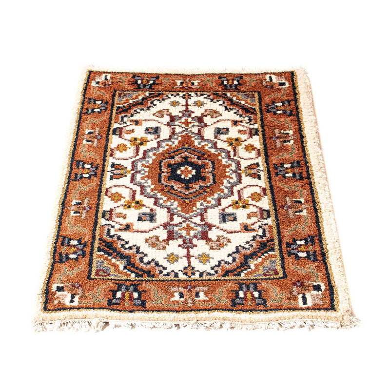 Alfombra oriental - Bidjar - Indus - 91 x 60 cm - beige