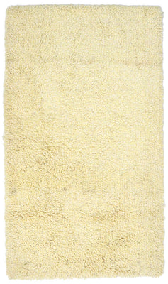 Alfombra de pelo largo - 158 x 90 cm - beige