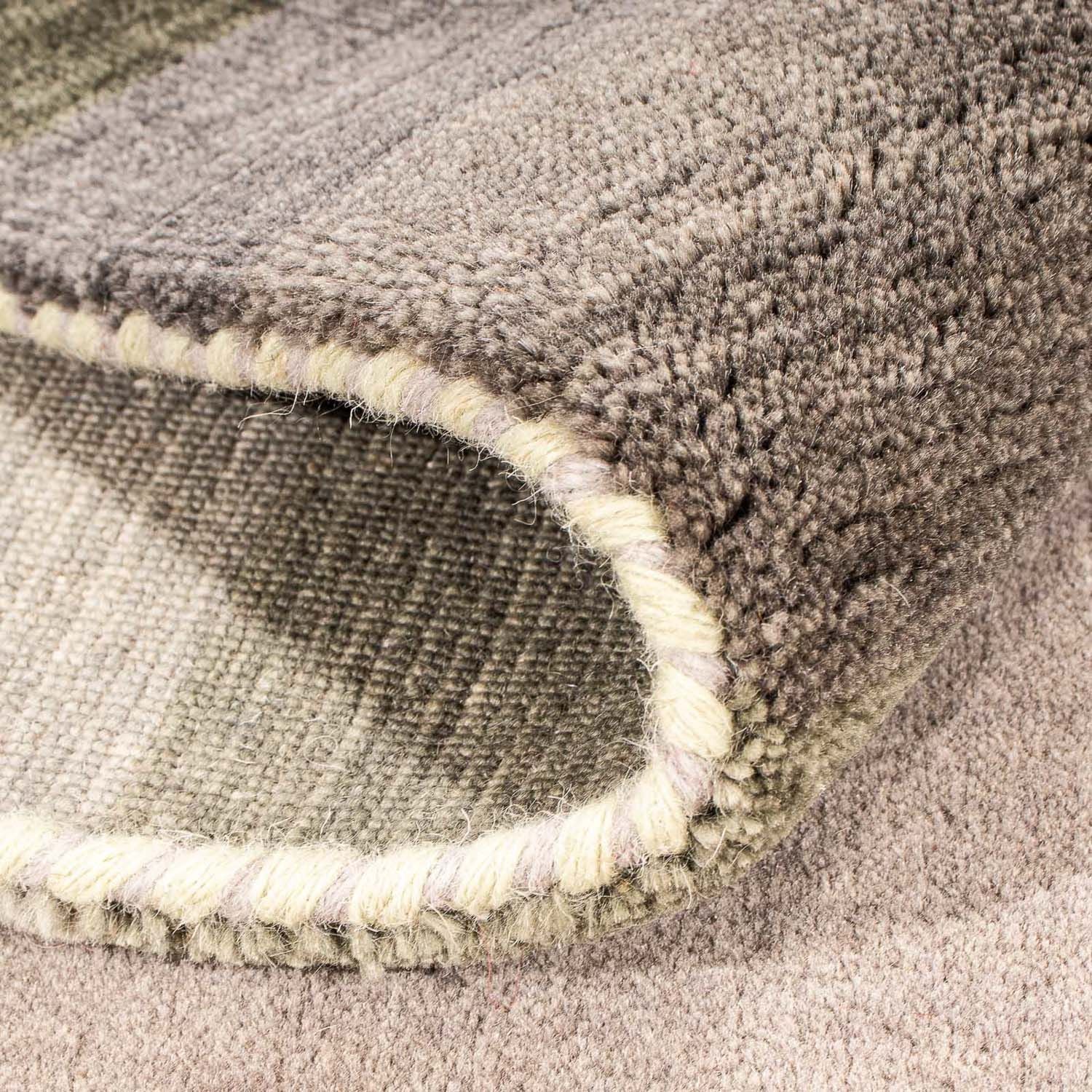 Alfombra Gabbeh - Loribaft Indus - 200 x 140 cm - marrón oscuro