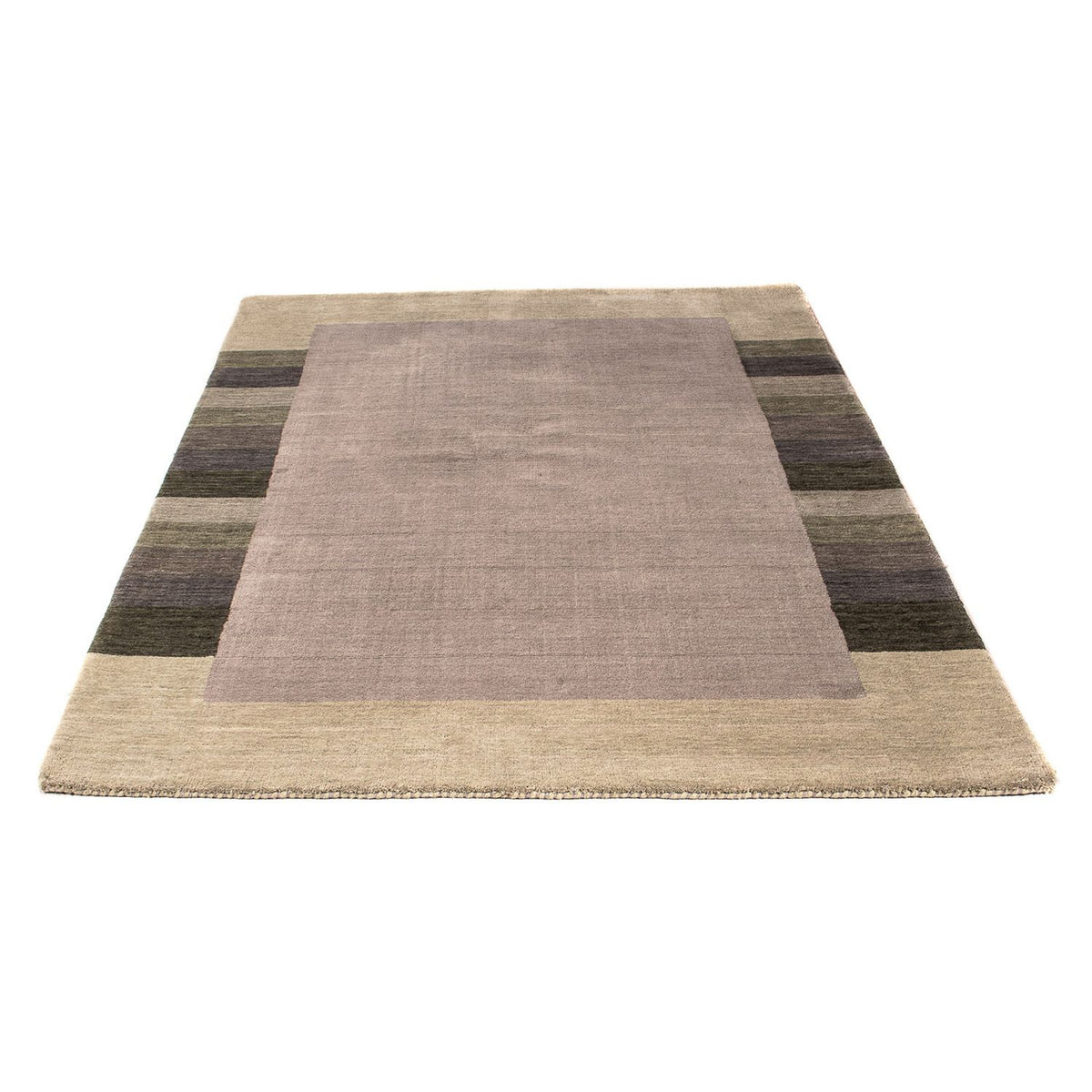 Alfombra Gabbeh - Loribaft Indus - 200 x 140 cm - marrón oscuro