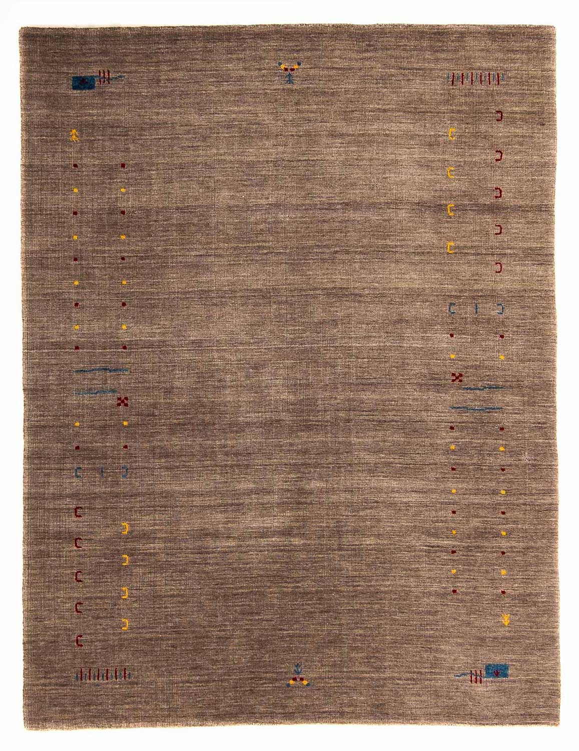 Alfombra Gabbeh - Loribaft Indus - 201 x 144 cm - marrón