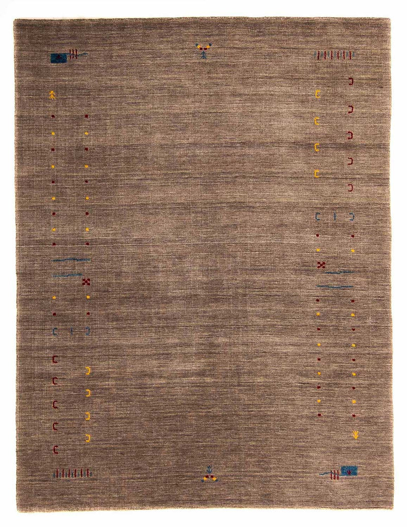 Alfombra Gabbeh - Loribaft Indus - 201 x 144 cm - marrón