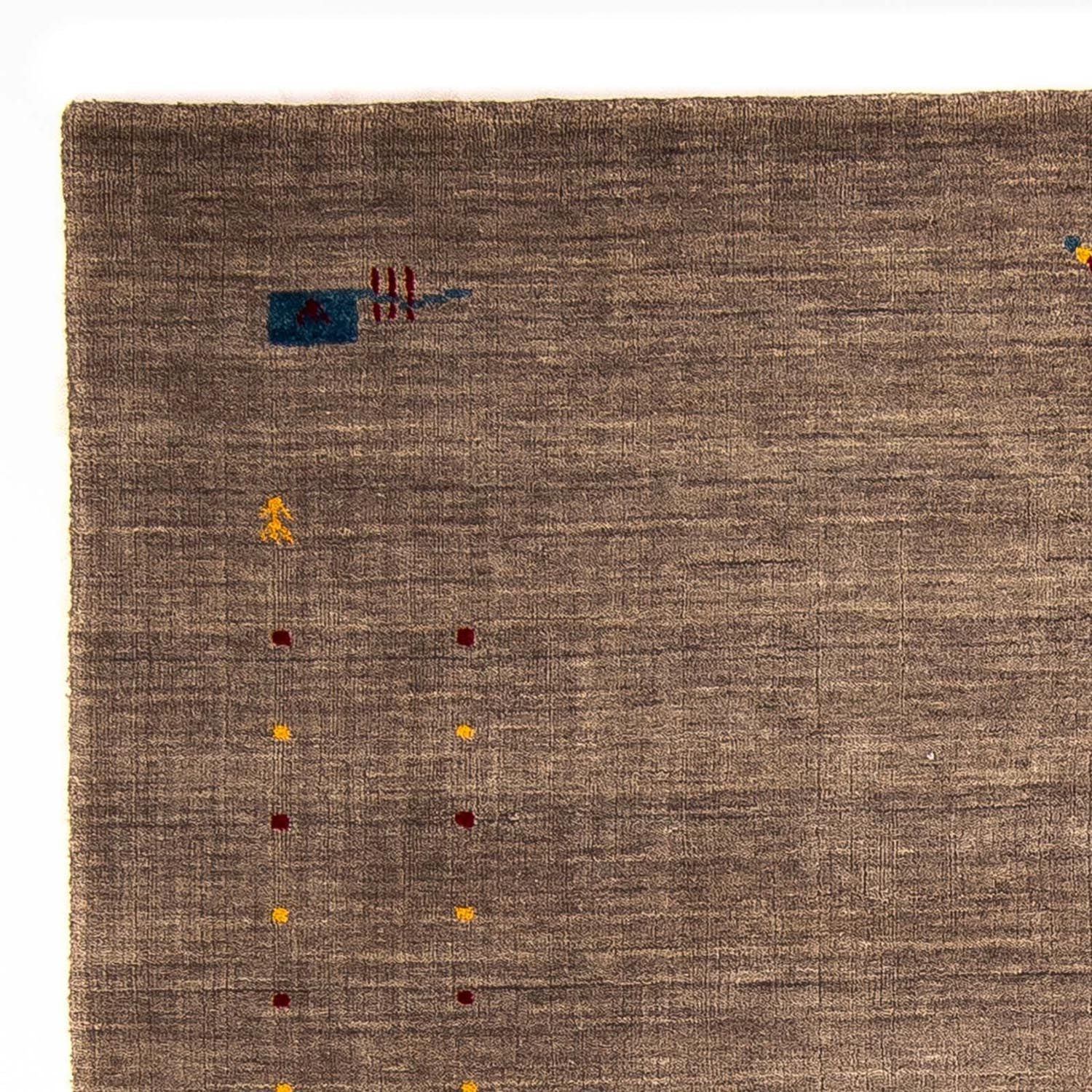 Alfombra Gabbeh - Loribaft Indus - 201 x 144 cm - marrón