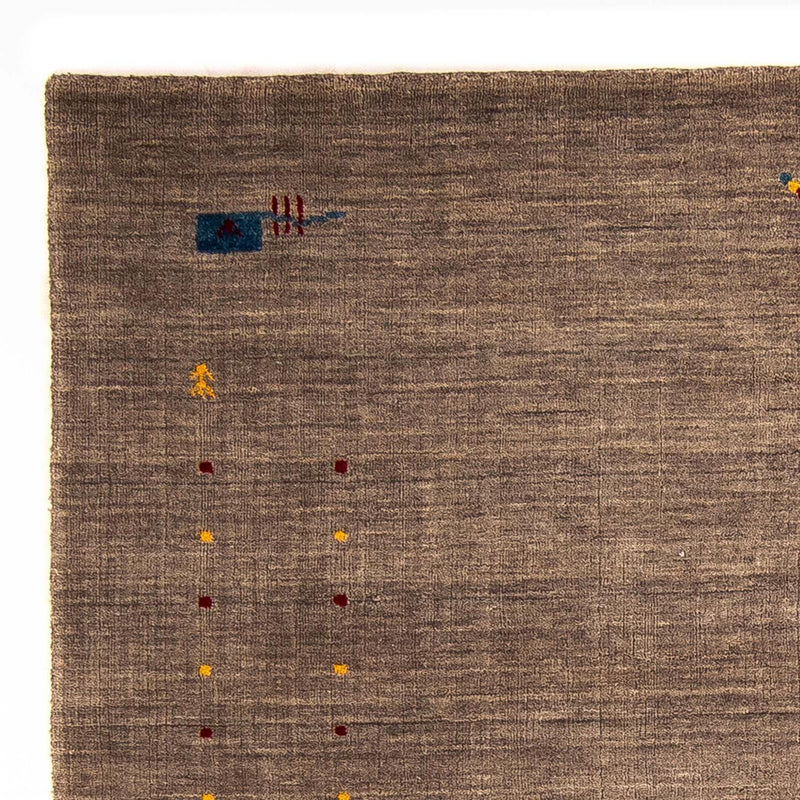 Alfombra Gabbeh - Loribaft Indus - 201 x 144 cm - marrón