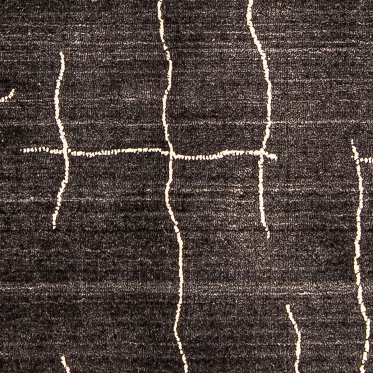 Alfombra Gabbeh - Loribaft Indus - 200 x 142 cm - marrón oscuro
