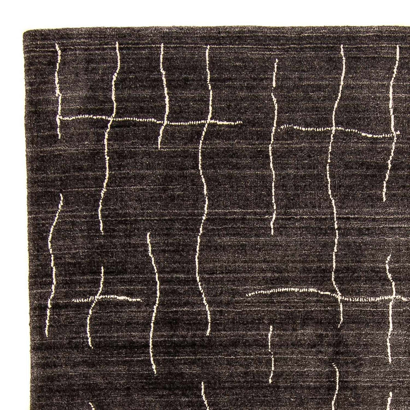 Alfombra Gabbeh - Loribaft Indus - 200 x 142 cm - marrón oscuro