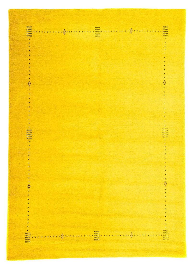 Alfombra Gabbeh - Loribaft Indus - 228 x 163 cm - amarillo