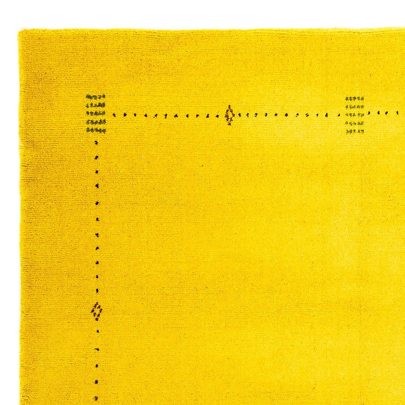 Alfombra Gabbeh - Loribaft Indus - 228 x 163 cm - amarillo