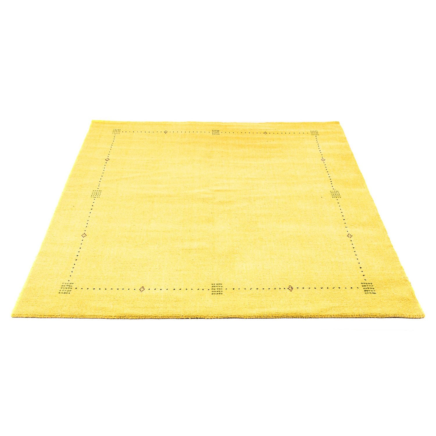 Alfombra Gabbeh - Loribaft Indus - 228 x 163 cm - amarillo