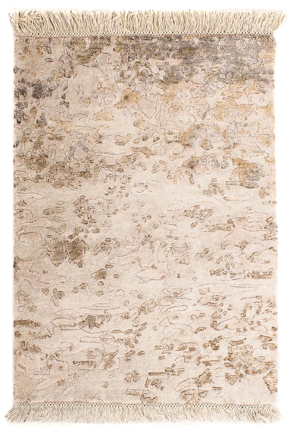 Alfombra de diseño - 90 x 60 cm - marrón claro