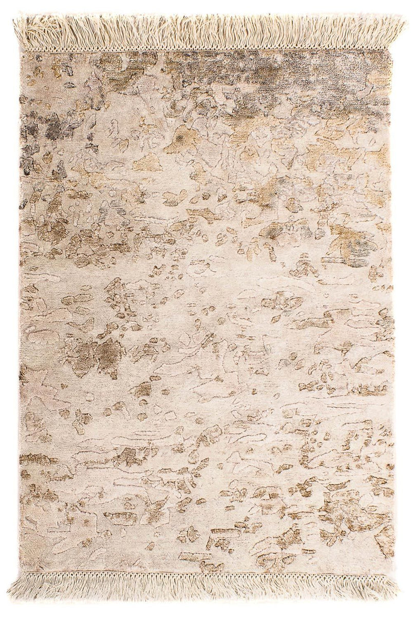 Alfombra de diseño - 90 x 60 cm - marrón claro