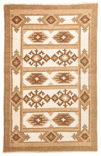 Alfombra Kelim - Tendencia - 149 x 92 cm - beige