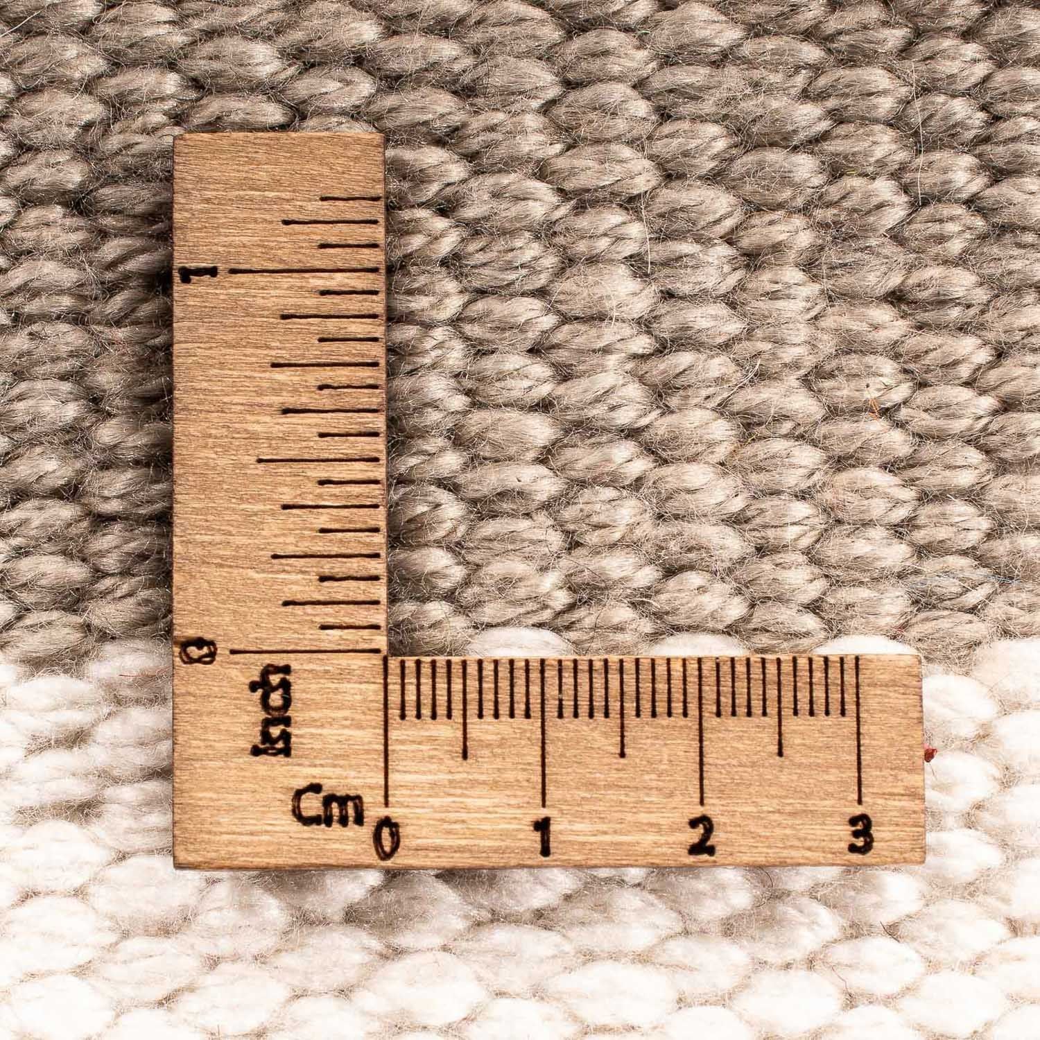 Alfombra Kelim - Tendencia cuadrado  - 68 x 64 cm - beige