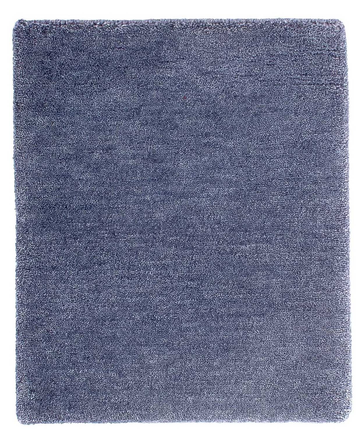 Alfombra de Nepal - 60 x 40 cm - azul oscuro