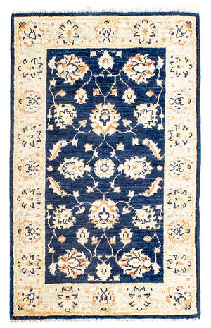 Alfombra Ziegler - 91 x 63 cm - azul oscuro