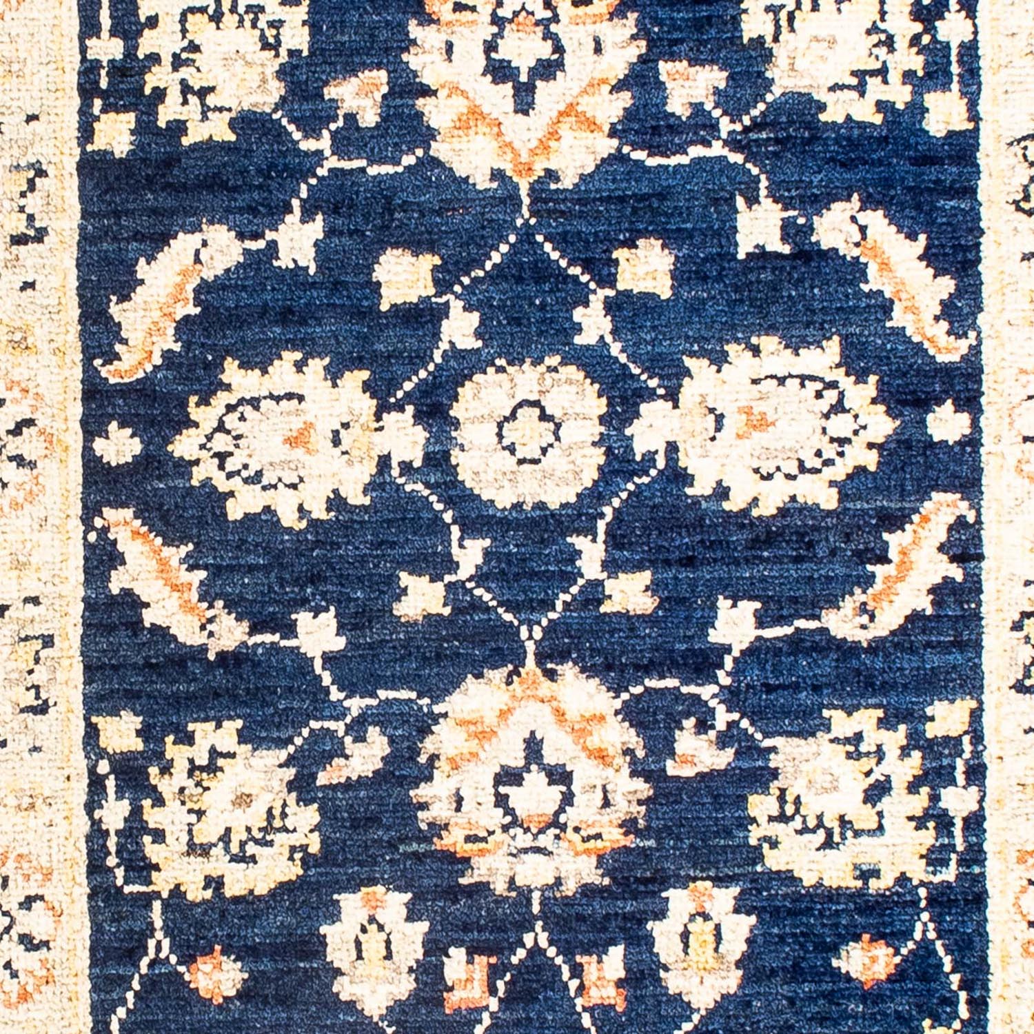 Alfombra Ziegler - 91 x 63 cm - azul oscuro